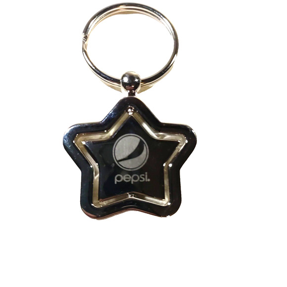Pepsi Way To Go Spinner Star Silver Tone Advertising - Picture 2 of 5